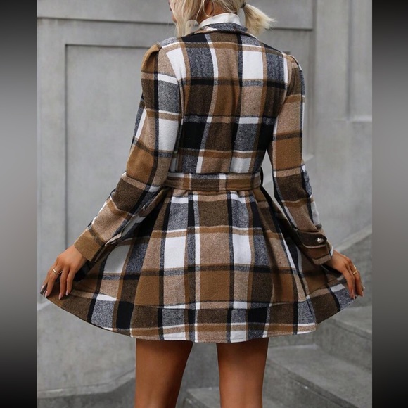 Lapel Neck Belted Coat ❤️ - Picture 4 of 5